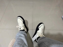 斐樂(lè )（FILA）FUSION情侶板鞋BANK DX男女鞋場(chǎng)下滑板鞋時(shí)尚休閑板鞋斐樂(lè )鞋 古白色/黑-AB【女款】 40 女碼 曬單實(shí)拍圖