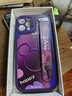 富界【迪士尼授權】蘋(píng)果系列手機殼iPhone15Promax卡通14plus防摔17Air腕帶16支架12小羊皮13 小胖妞紫色腕帶款【X1801迪士尼】 iPhone 12 Pro Max 曬單實(shí)拍圖