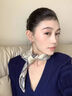織錦樓秋冬新款桑蠶絲羊毛真絲雙面方巾女送長(cháng)輩媽媽禮物禮盒裝歲歲成歌-灰紫色 曬單實(shí)拍圖