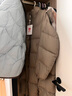 坦博爾羽絨服女中長(zhǎng)款加厚可脫卸帽冬裝保暖外套TBF330736A 松木棕 160 曬單實(shí)拍圖