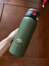 小茶日記保溫杯學(xué)生女孩男童高顏值生日禮物大容量水杯子雙飲杯 墨綠沁【670ML】 曬單實(shí)拍圖