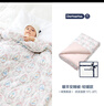 DOMIAMIA嬰兒被子四季通用寶寶被子蓋被新生兒秋冬暖羊安睡被禮盒120*150 曬單實(shí)拍圖