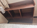 茶水柜家用新型多功能側邊收納置物架餐邊柜2025新款靠墻一體儲物 【高復合板材】胡桃色120*24*75 曬單實(shí)拍圖