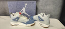 NIKE 女子Air Jordan 4 Retro籃球鞋 IB6716-100 37.5 曬單實(shí)拍圖