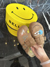 百麗（Belle）張凌赫同款SMILEY聯(lián)名流浪吐司勃肯女25秋商場(chǎng)款拖鞋D8R2DCH5預售 棕色 37 曬單實(shí)拍圖