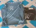 唐號(hào)（tanghao）秋季長(zhǎng)袖男T恤干活穿的衣服T恤工地上班勞保汽修工作服薄款上衣裝 長(zhǎng)袖-竹花黑+竹花白 XL 曬單實(shí)拍圖