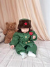 迪士尼（Disney）軍大衣兒童套裝加絨軍綠色嬰兒棉衣加厚寶寶棉服東北小孩冬季衣服 軍大衣_分體款送帽子包包 73 cm 建議15-18斤 曬單實拍圖