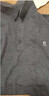 夢(mèng)特嬌（MONTAGUT）短袖春秋款100%羊毛衫翻領(lǐng)薄款休閑半袖男士打底衫 純灰 純灰 XL 175 曬單實(shí)拍圖