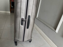 新秀麗（Samsonite）萬(wàn)向輪貝殼箱拉桿箱密碼鎖時(shí)尚行李箱旅行箱單拉桿V22 香檳色 28英寸 曬單實(shí)拍圖