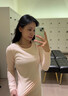 貓人秋衣秋褲套裝女士保暖內衣春秋純棉打底秋冬棉毛衫女學(xué)生薄款透氣 淺粉【親膚純棉面料】 L 【體重100-110斤】 曬單實(shí)拍圖