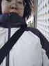 波司登（BOSIDENG）25新【疊變】機能沖鋒衣鵝絨服女短款三合一防護外套B250331302 米白/深棕褐 M 165/88A 體重約110-120斤 曬單實(shí)拍圖