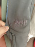 JEEP SPIRIT吉普休閑褲男秋冬季直筒褲子男士多口袋工裝男褲 深灰色 XL 曬單實(shí)拍圖