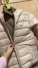 POLOWALK童裝 男女童羽絨服輕薄2024秋冬兒童鴨絨保暖外套休閑 卡其 150 150cm 曬單實(shí)拍圖