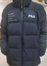 FILA 斐樂(lè )男裝羽絨服冬季保暖連帽運動(dòng)休閑加厚外套開(kāi)衫上衣 正黑色-BK L 175/96A/L 曬單實(shí)拍圖