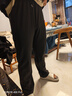 JEEP SPIRIT吉普褲子男秋季休閑褲男修身直筒褲百搭運動(dòng)長(cháng)褲男褲子黑色3XL 曬單實(shí)拍圖