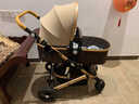 逗逗熊2025新款可坐可躺嬰兒推車(chē)0到3歲輕便可折疊減震新生寶寶手推車(chē) [旗艦款萊卡其]可坐可躺睡籃換向+提籃 曬單實(shí)拍圖