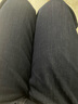 三彩【萊賽爾】2025冬季新款一體絨磨毛牛仔褲休閑直筒褲九分褲M(mǎn) 深海藍 XL 170/76A 170/76A 曬單實(shí)拍圖