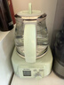 北鼎（Buydeem）養生壺全玻璃燒水壺自營(yíng)多功能燉煮壺煮茶壺一體成型辦公室家用恒溫壺電熱水壺1.2L FK571淺杉綠 曬單實(shí)拍圖
