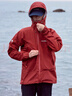 mont·bell 雨行者沖鋒衣女款戶(hù)外超輕防風(fēng)防水單層硬殼連帽外套 1128662 CHRD櫻桃紅 L 曬單實(shí)拍圖