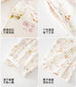 芬也（FENYE）哺乳睡衣產(chǎn)后喂奶專(zhuān)用月子服純棉全棉吸汗帶胸墊孕婦家居服十月份綺夢(mèng)花蹤07XL【建議：120-140斤】 曬單實(shí)拍圖
