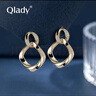 Qlady幾何耳環(huán)女時(shí)尚氣質(zhì)925銀針輕奢耳飾小眾設(shè)計(jì)感生日禮物送女友 曬單實(shí)拍圖