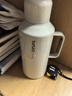 泰福高（TAFUCO）保溫壺316不銹鋼家用熱水壺戶(hù)外便攜大容量旅行壺T1183凝脂白1.5L 曬單實(shí)拍圖