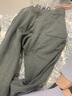 優(yōu)衣庫男裝女裝HEATTECH仿羊羔絨運動(dòng)長(cháng)褲保暖抓絨加絨褲子469966 07 青灰色 L /175/88A 曬單實(shí)拍圖