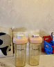 HEGEN海格恩吸管杯1-3歲330ml兒童PPSU多功能學(xué)飲杯直飲喝水杯粉色 曬單實(shí)拍圖