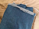 做褲子布料服裝面料布料大牛仔布料面料水洗透氣耐磨 1#薄款-淺藍(半米價(jià)) 曬單實(shí)拍圖