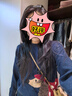 初語(yǔ)臘腸狗童話(huà)風(fēng)圓領(lǐng)針織女2025秋季新款包芯紗寬松黃色毛衣上衣 藏青色預售10-15 S 曬單實(shí)拍圖