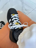 阿迪達斯（adidas）定制球鞋  originals SUPERSTAR 潑墨金簡(jiǎn)約耐磨低幫板鞋 潑墨金 EG4959 40.5 定制商品不退換 曬單實(shí)拍圖