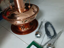 炊老爺 銅火鍋碳電兩用純紫銅老式插電木炭銅鍋火鍋鴛鴦銅鍋具涮肉暖鍋 34CM遙控雙味鍋【6-8人】 曬單實(shí)拍圖