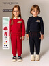Teenie Weenie Kids小熊童裝25新秋冬男女寶索羅娜加絨衛衣褲套裝 藏青色 100 cm 曬單實(shí)拍圖
