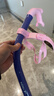 英發(fā)（YINGFA）游泳呼吸管 成人兒童自由專(zhuān)業(yè)訓練浮潛呼吸器換氣管 粉紅/藍紫 曬單實(shí)拍圖