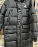 adidas 休閑長(cháng)款保暖鴨絨羽絨服男女秋冬新款阿迪達斯官方輕運動(dòng)   黑色   XL 曬單實(shí)拍圖