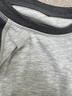 Q21【中暖】小暖皮兒童保暖內衣套裝男女童秋衣秋褲校服神器 色紗煙灰-拼色款 120 曬單實(shí)拍圖