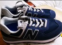 NEW BALANCE NB 574系列 經(jīng)典系帶復古運動(dòng)休閑鞋男女款 元祖灰 ML574EVG ML574EVN-D 深藍色 40.5 (腳長(cháng)25.5cm) 曬單實(shí)拍圖