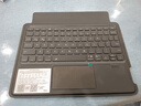 智思慧適用華為平板matepad11.5/11.5s/Air11.5英寸藍牙鍵盤(pán)保護套磁吸可拆卸硅膠殼智能觸控背光鍵盤(pán) 黑 曬單實(shí)拍圖