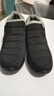 鮟鱇 冬季加絨棉鞋老北京布鞋女中老年防水?huà)寢屝珹K78896 黑色 37  曬單實(shí)拍圖