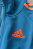 阿迪達斯 （adidas）春秋套裝 兒童運動(dòng)套裝新款戶(hù)外休閑夾克長(cháng)褲兩件套 藍/橘 152 曬單實(shí)拍圖