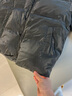 太平鳥(niǎo)男裝 羽絨服男短款冬季黑色潮流立領(lǐng)寬松面包服 黑色（闊型) L 曬單實(shí)拍圖