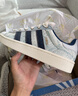 阿迪達斯 （adidas）三葉草 男女鞋 CAMPUS 00s 休閑鞋 JS2487 漢玉白/制服藍 42.5 曬單實(shí)拍圖