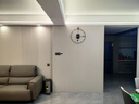 普朵鐘飾 HOME DECOR掛鐘客廳免打孔家用簡(jiǎn)約創(chuàng  )意掛表時(shí)尚餐廳鐘表大氣新款2025輕奢鐘 黑色：50*58cm 曬單實(shí)拍圖