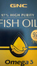 GNC健安喜97%高純度深海魚(yú)油軟膠囊60粒 dha epa進(jìn)口omega-3花少同款 曬單實(shí)拍圖