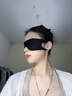 JCZS德國品牌眼罩遮光親膚睡眠專(zhuān)用午休晚上睡覺(jué)神器男女緩解眼疲勞透 黑色【0壓感 親膚不勒耳】2個(gè)裝 曬單實(shí)拍圖