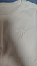 百圖betu女裝夏季新款襯衫圓領(lǐng)泡泡袖繡花寬松短袖上衣女2406T07 白色 M 曬單實(shí)拍圖