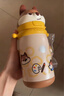 babycare兒童保溫杯嬰兒小松鼠寶寶1-3歲不銹鋼吸管水杯壺學(xué)生上學(xué)450ml 曬單實(shí)拍圖