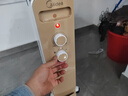 美的（Midea）【金縷衣】取暖器家用/電暖器/電暖氣/加濕烘衣/13片全屋大面積取暖器/電熱油汀取暖器NY2213-18GW 曬單實拍圖