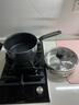 蘇泊爾（SUPOR）奶鍋寶寶輔食鍋嬰兒家用不粘泡面鍋小蒸鍋奶湯鍋電磁爐燃氣通用 20CM黑色【帶蒸籠】 曬單實(shí)拍圖