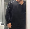 尤芮軻胖男生大碼黑色衛衣秋季鉚釘設計感顯瘦遮肉寬松大肚子長(cháng)袖T恤潮 黑色【升級款】 5XL 215至240斤可穿 曬單實(shí)拍圖